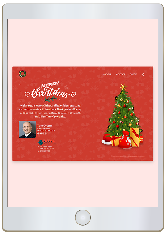 Personalized Landing Page